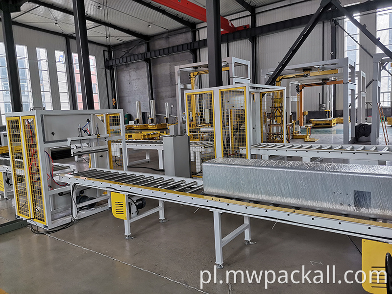 Pozioma owijarka pozioma orbitalna maszyna pakująca z rozciągliwymi drzwiami do drewna